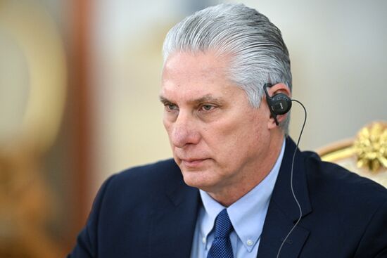 President of Russia Vladimir Putin's meeting with President of Cuba Miguel Diaz-Canel Bermudez