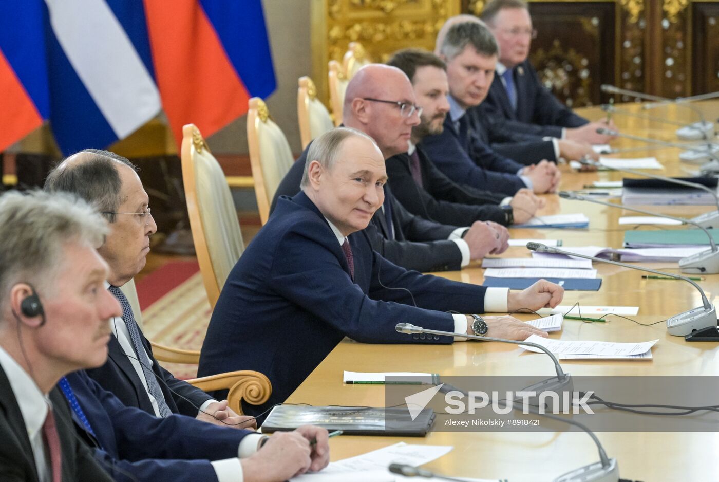 President of Russia Vladimir Putin's meeting with President of Cuba Miguel Diaz-Canel Bermudez
