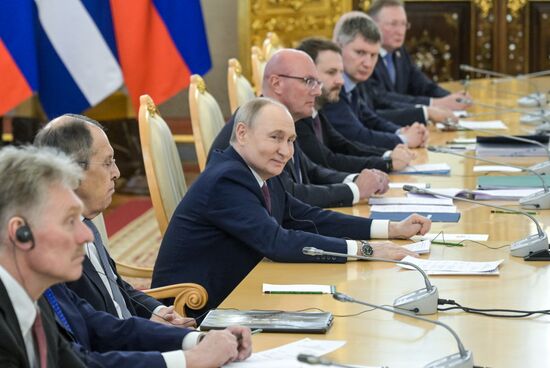 President of Russia Vladimir Putin's meeting with President of Cuba Miguel Diaz-Canel Bermudez