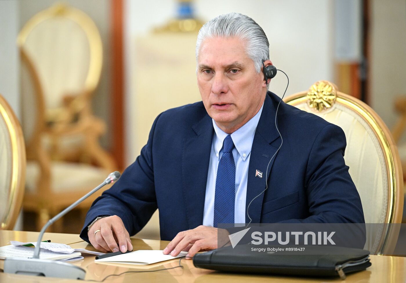 President of Russia Vladimir Putin's meeting with President of Cuba Miguel Diaz-Canel Bermudez