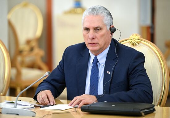 President of Russia Vladimir Putin's meeting with President of Cuba Miguel Diaz-Canel Bermudez