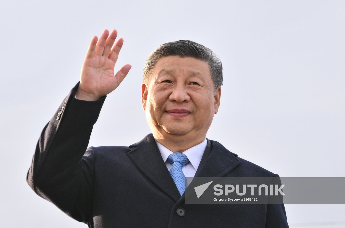 President of China Xi Jinping arrives in Moscow to attend celebrations to mark 80th anniversary of Victory