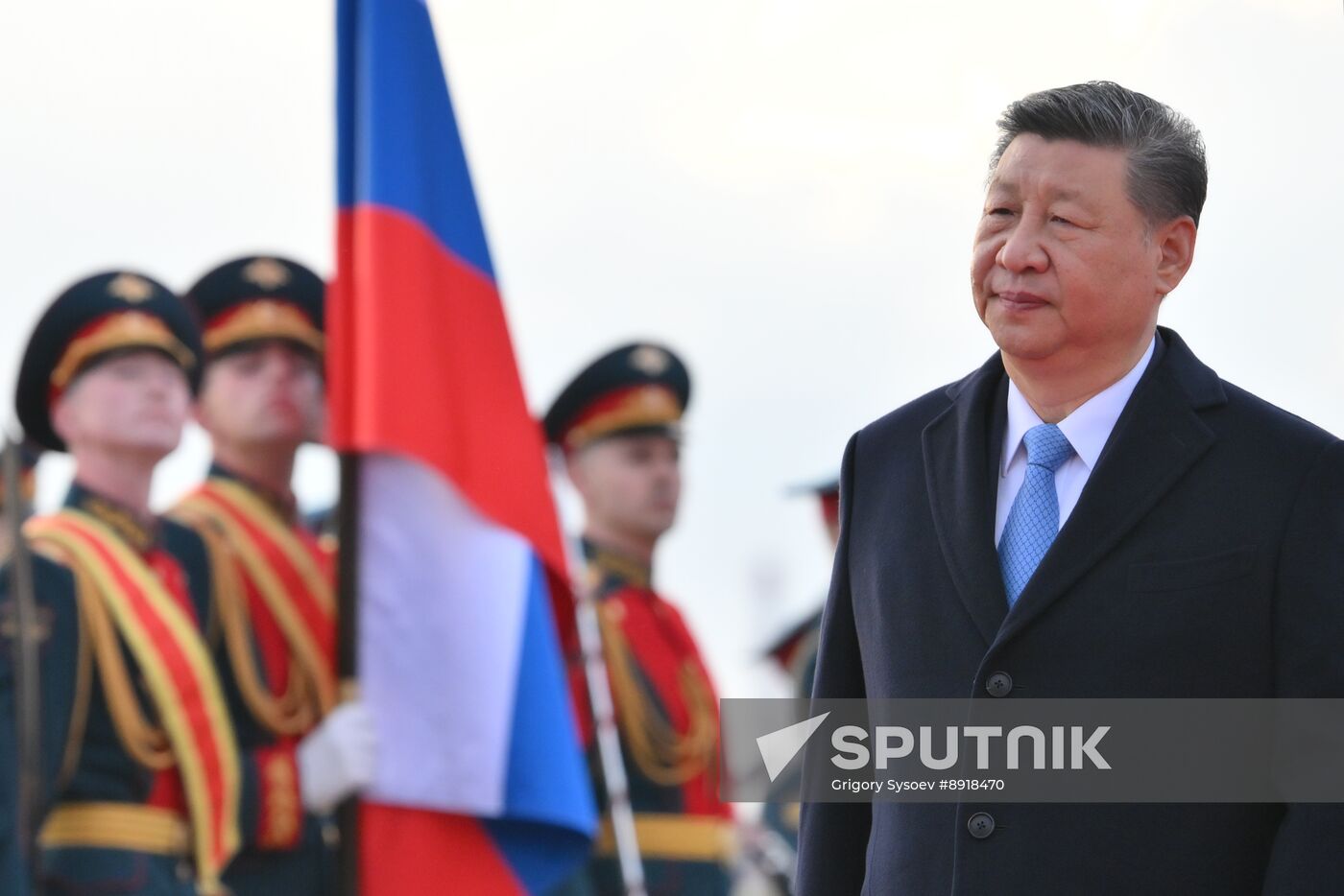 President of China Xi Jinping arrives in Moscow to attend celebrations to mark 80th anniversary of Victory