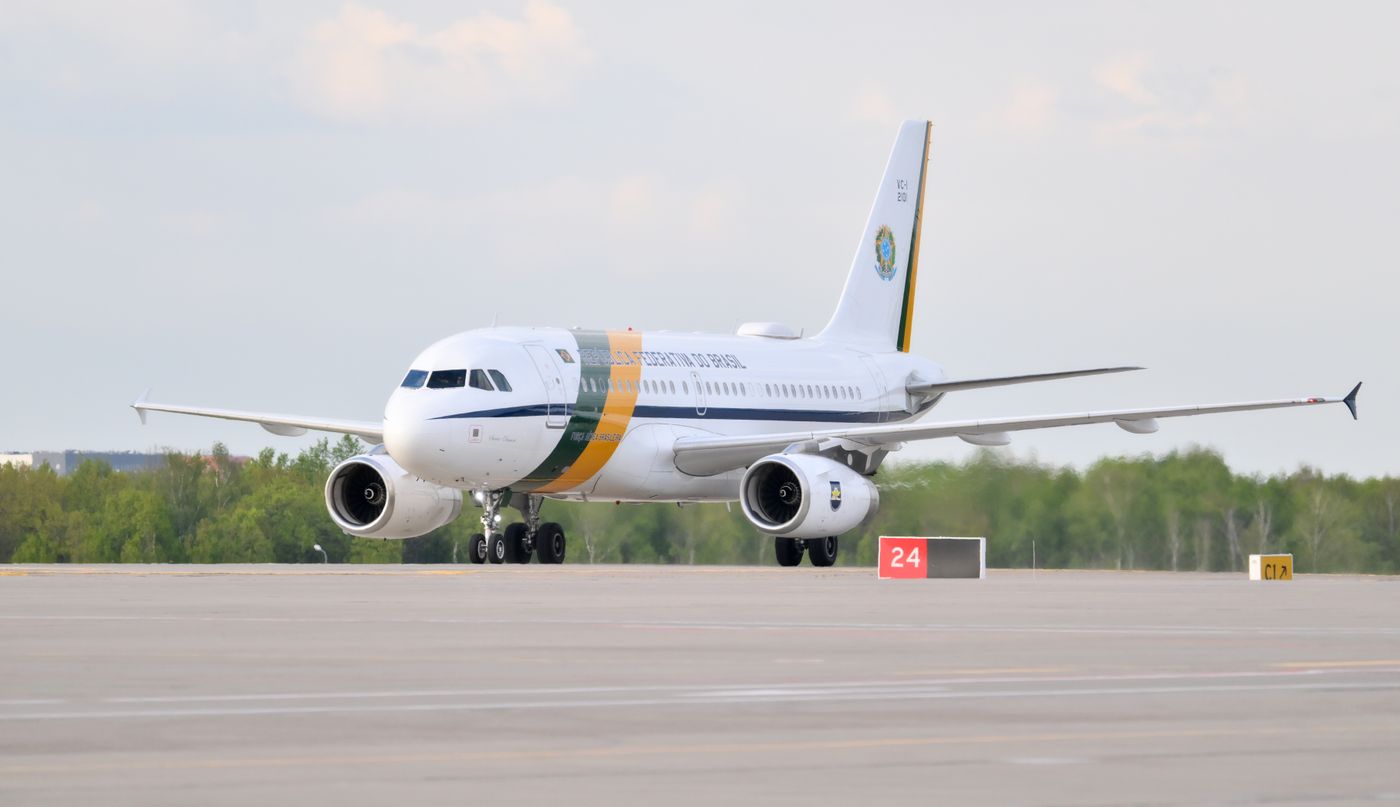 President of Brazil Luiz Inacio Lula da Silva arrives in Moscow to attend celebrations to mark 80th anniversary of Victory