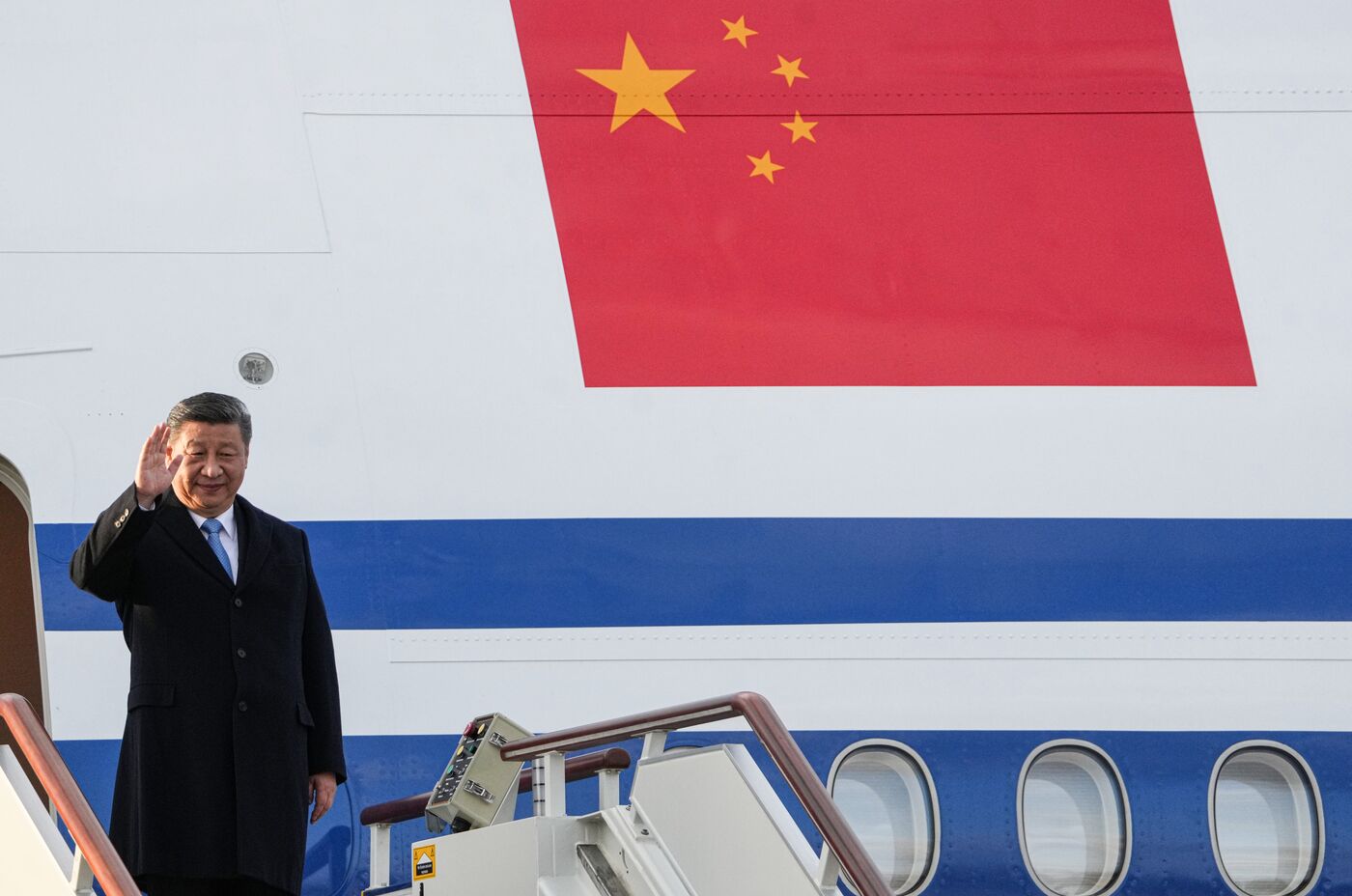 President of China Xi Jinping arrives in Moscow to attend celebrations to mark 80th anniversary of Victory