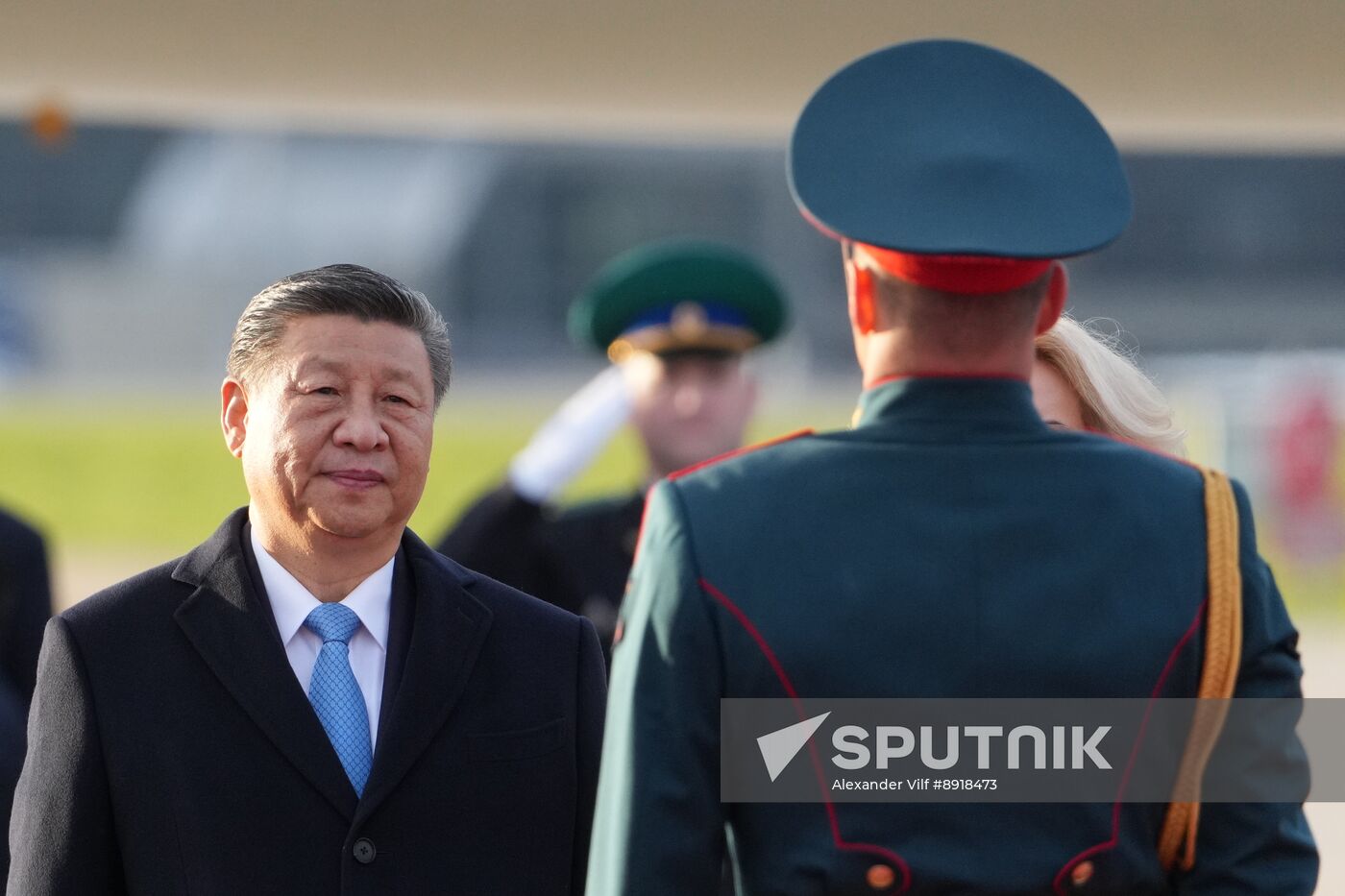 President of China Xi Jinping arrives in Moscow to attend celebrations to mark 80th anniversary of Victory