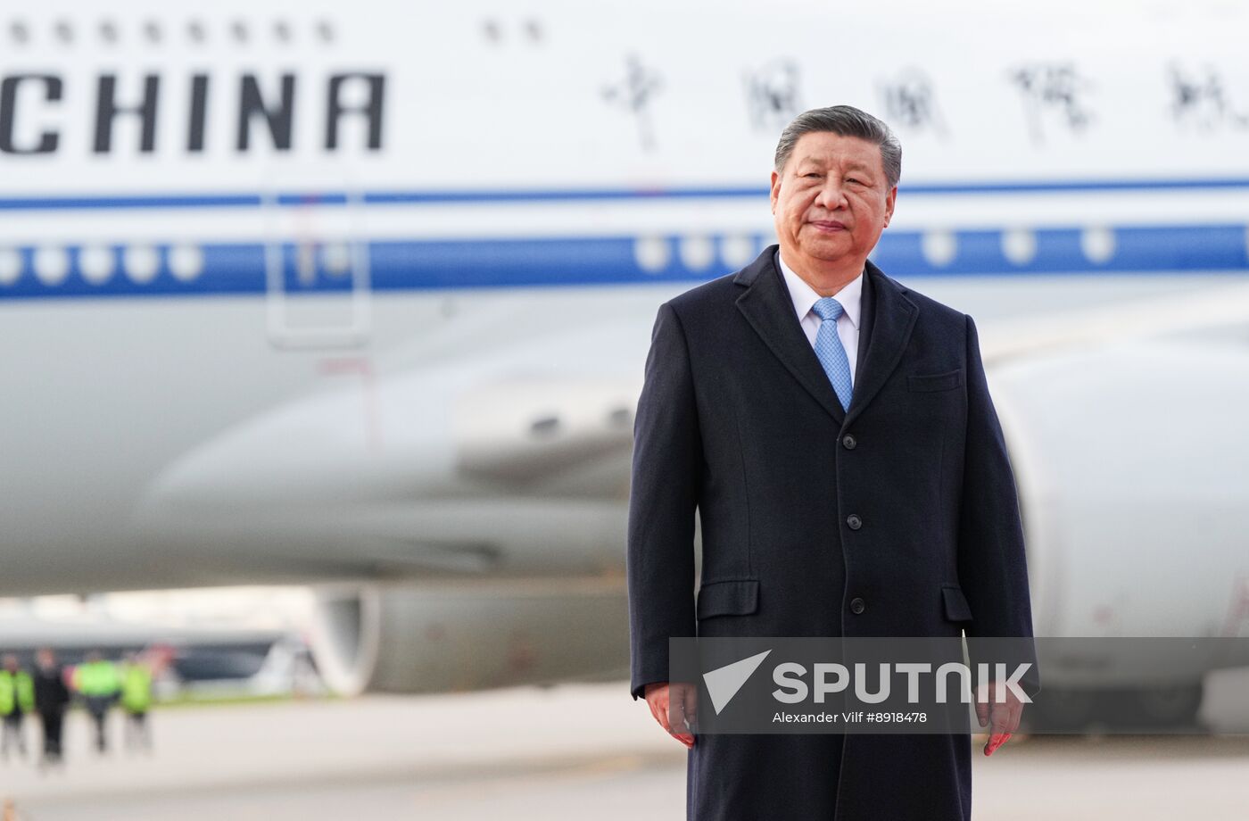 President of China Xi Jinping arrives in Moscow to attend celebrations to mark 80th anniversary of Victory