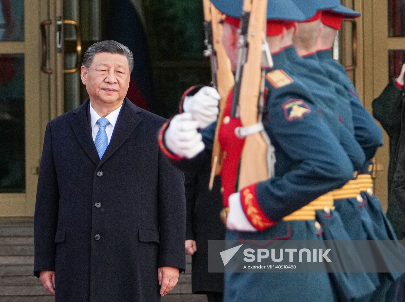 President of China Xi Jinping arrives in Moscow to attend celebrations to mark 80th anniversary of Victory