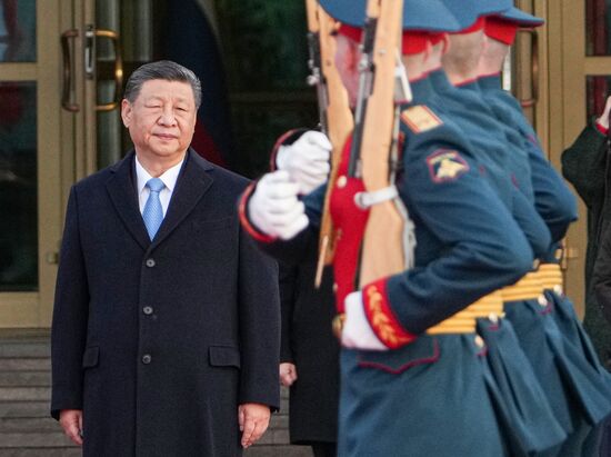 President of China Xi Jinping arrives in Moscow to attend celebrations to mark 80th anniversary of Victory