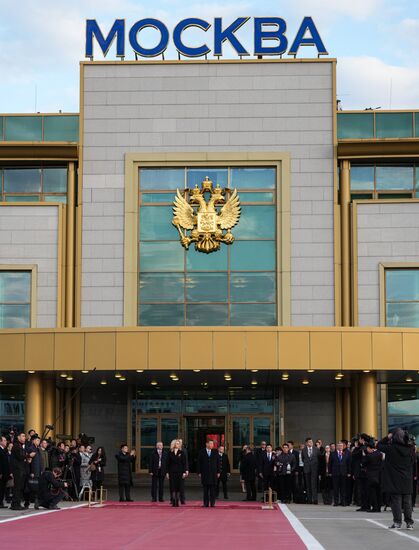 President of China Xi Jinping arrives in Moscow to attend celebrations to mark 80th anniversary of Victory