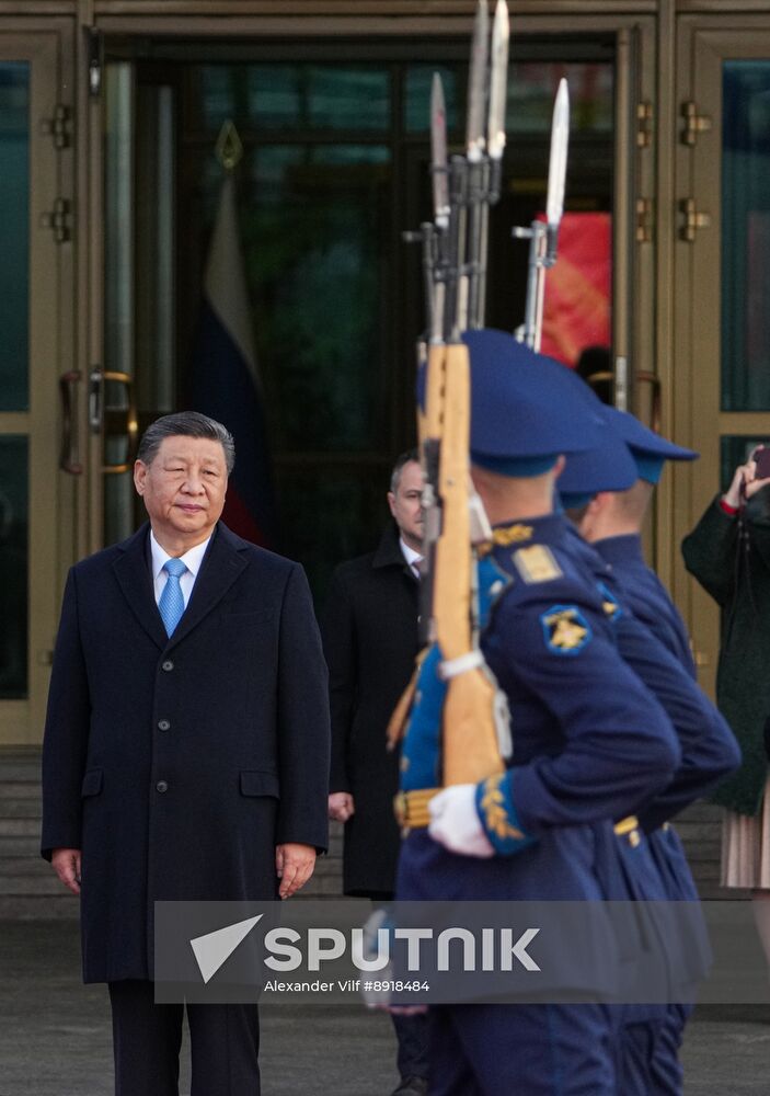 President of China Xi Jinping arrives in Moscow to attend celebrations to mark 80th anniversary of Victory