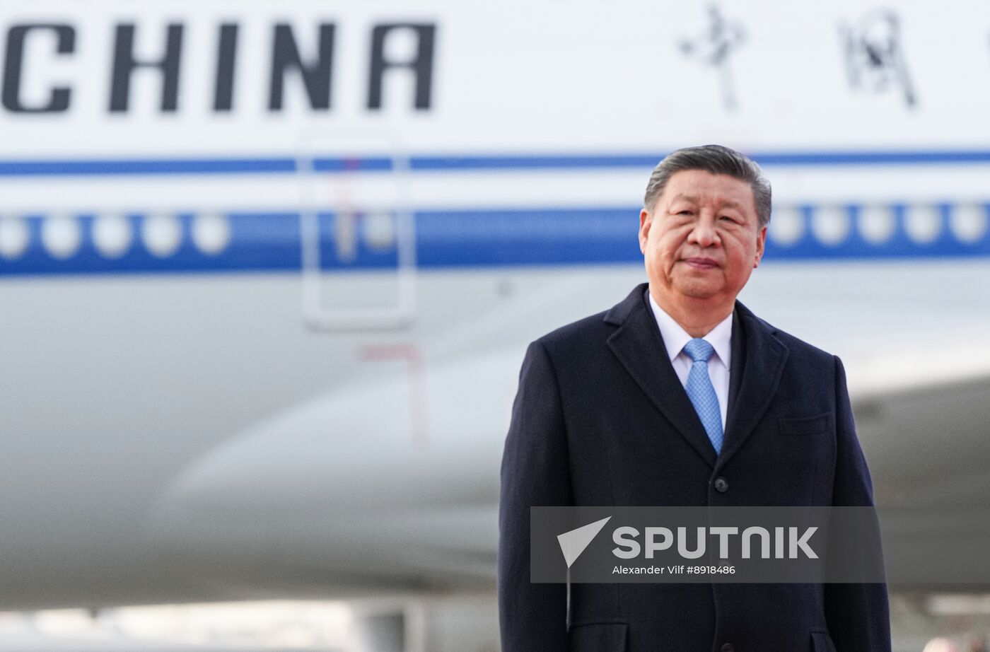 President of China Xi Jinping arrives in Moscow to attend celebrations to mark 80th anniversary of Victory