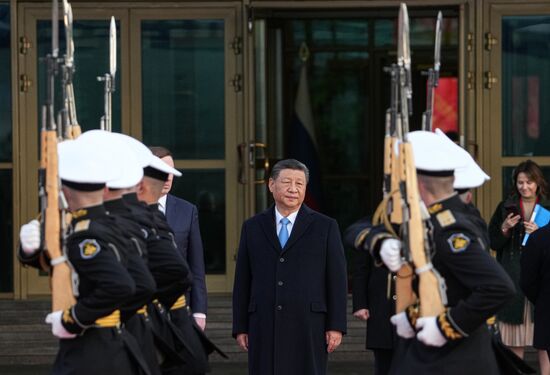 President of China Xi Jinping arrives in Moscow to attend celebrations to mark 80th anniversary of Victory