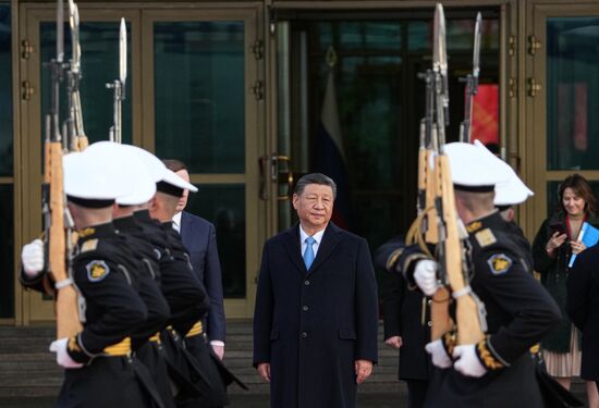 President of China Xi Jinping arrives in Moscow to attend celebrations to mark 80th anniversary of Victory
