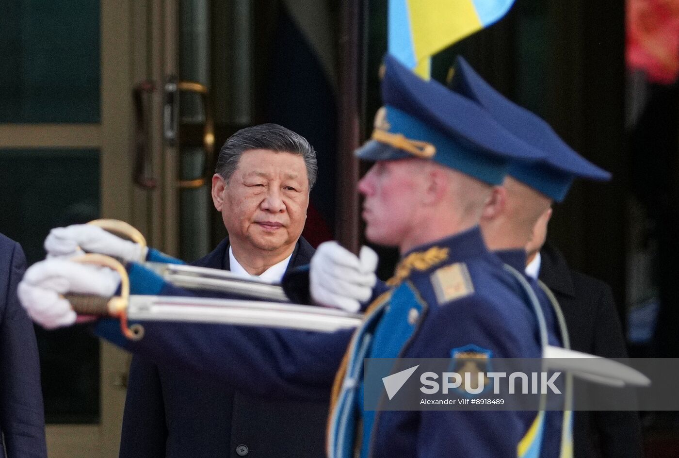 President of China Xi Jinping arrives in Moscow to attend celebrations to mark 80th anniversary of Victory