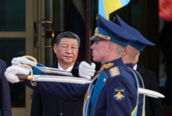 President of China Xi Jinping arrives in Moscow to attend celebrations to mark 80th anniversary of Victory