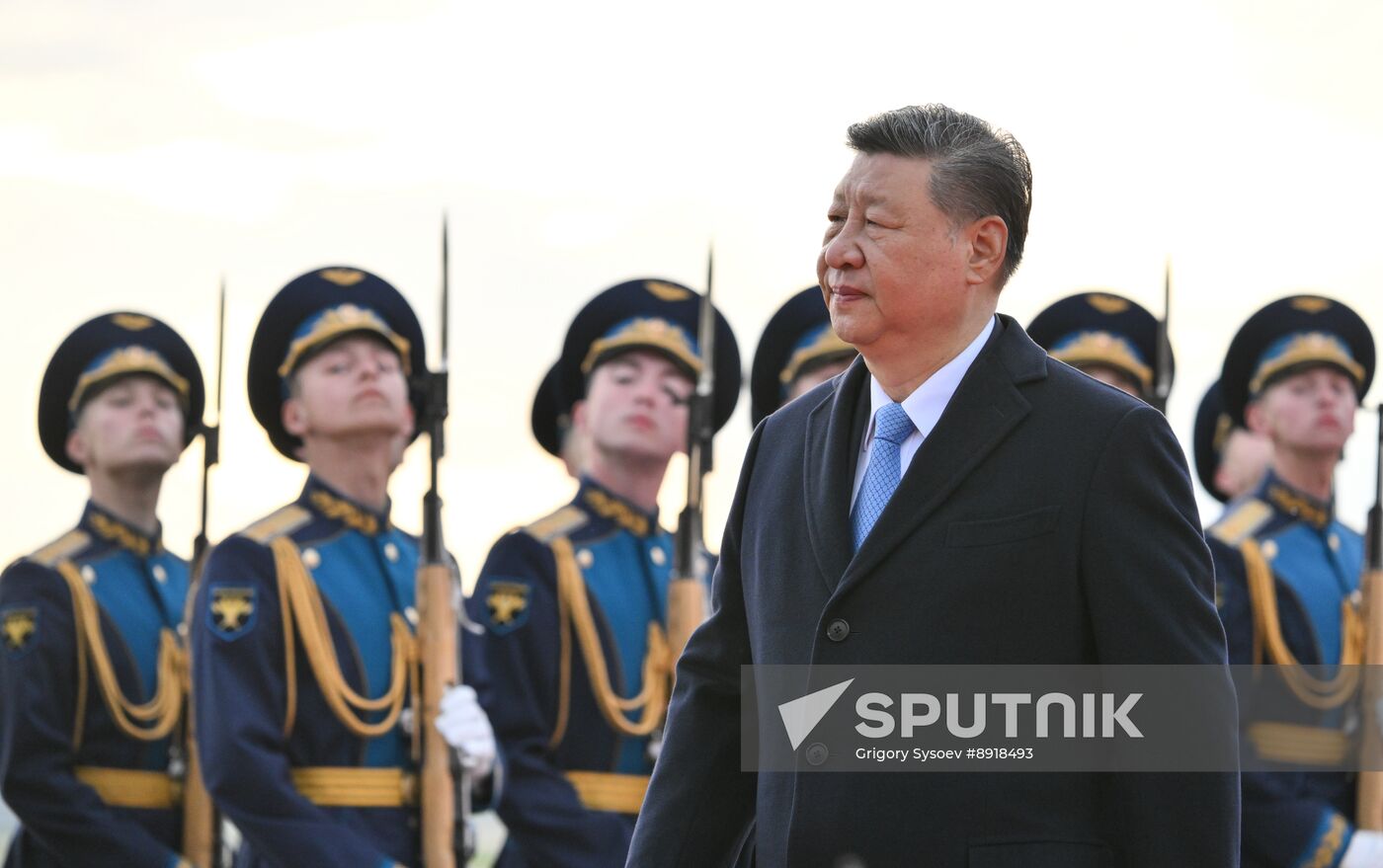 President of China Xi Jinping arrives in Moscow to attend celebrations to mark 80th anniversary of Victory