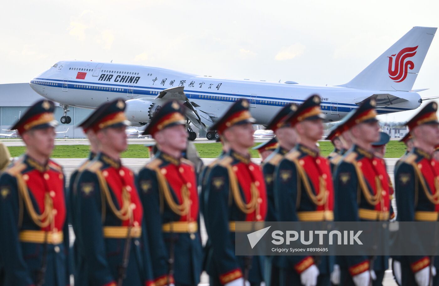 President of China Xi Jinping arrives in Moscow to attend celebrations to mark 80th anniversary of Victory