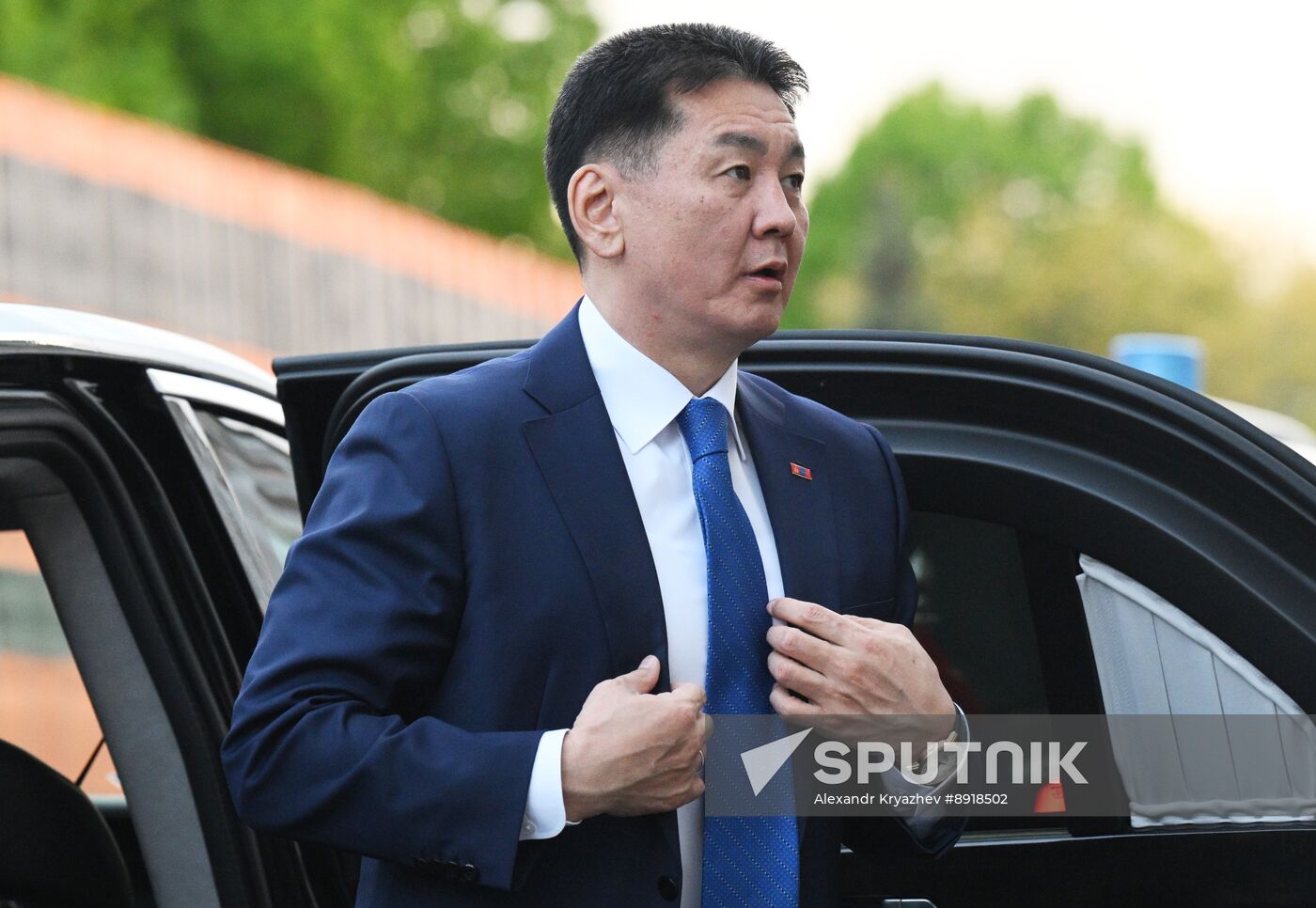 President of Russia Vladimir Putin meets with President of Mongolia Ukhnaagiin Khurelsukh