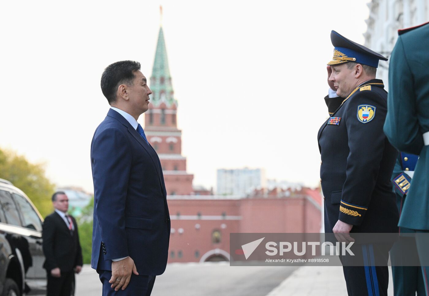 President of Russia Vladimir Putin meets with President of Mongolia Ukhnaagiin Khurelsukh