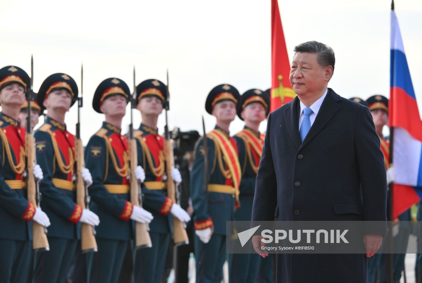 President of China Xi Jinping arrives in Moscow to attend celebrations to mark 80th anniversary of Victory