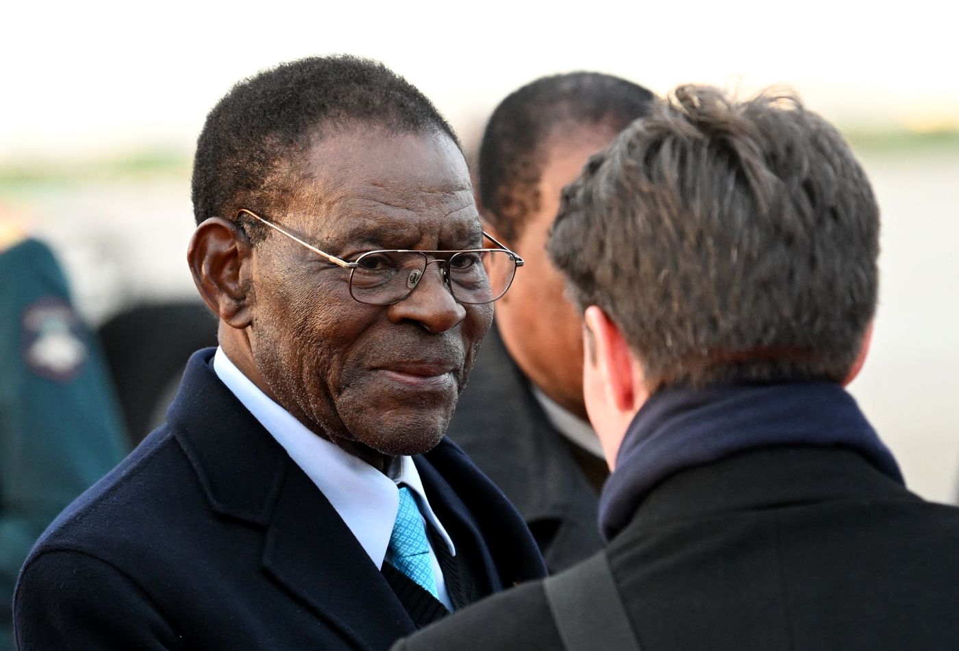 President of Equatorial Guinea Teodoro Obiang Nguema Mbasogo arrives in Moscow to attend 80th anniversary of Victory