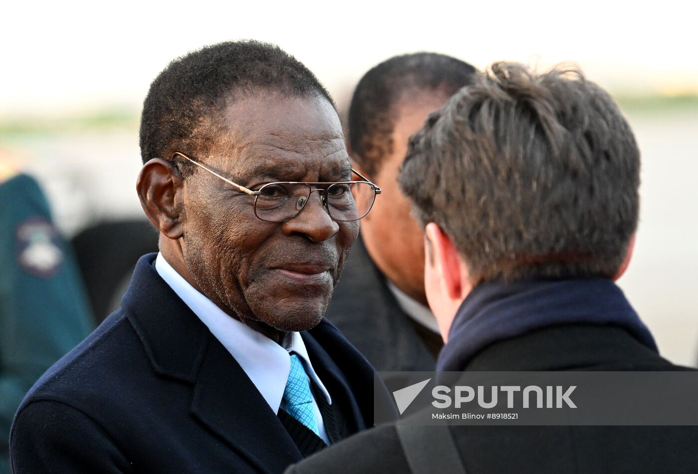 President of Equatorial Guinea Teodoro Obiang Nguema Mbasogo arrives in Moscow to attend 80th anniversary of Victory