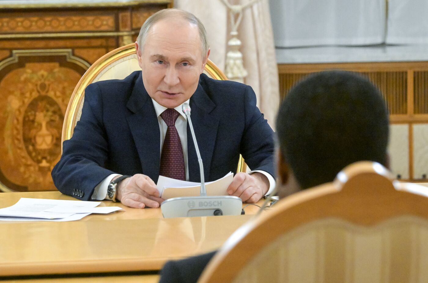 President of Russia Vladimir Putin's meeting with President of the Republic of the Congo Denis Sassou Nguesso