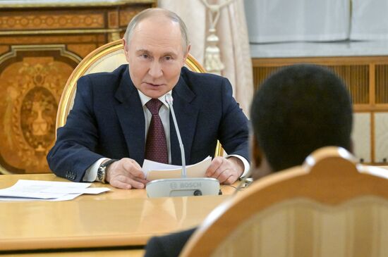 President of Russia Vladimir Putin's meeting with President of the Republic of the Congo Denis Sassou Nguesso