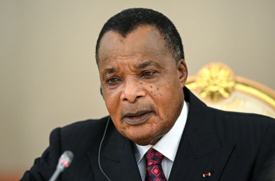President of Russia Vladimir Putin's meeting with President of the Republic of the Congo Denis Sassou Nguesso