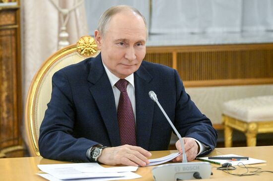 President of Russia Vladimir Putin's meeting with President of the Republic of the Congo Denis Sassou Nguesso