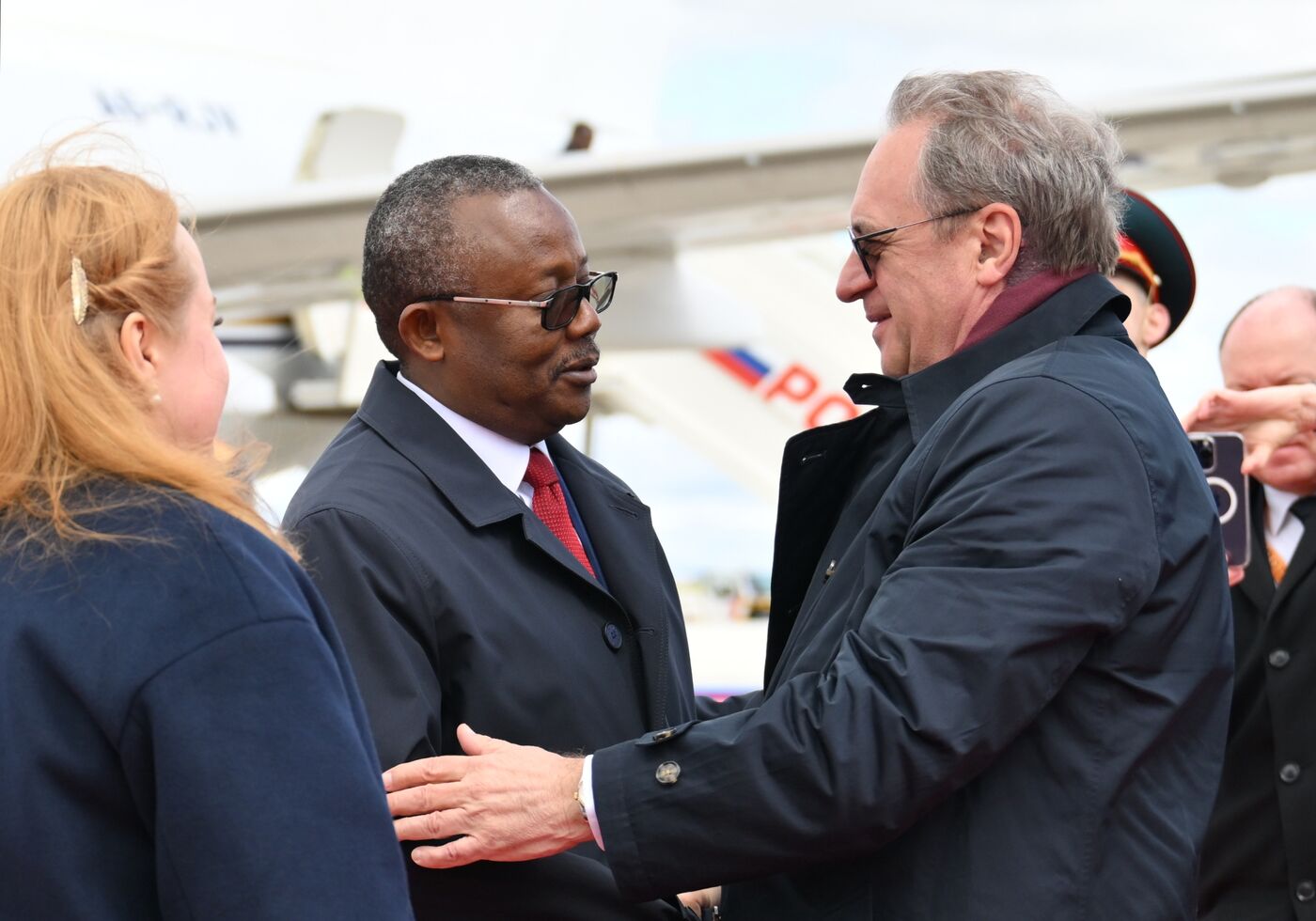 Arrival of President of the Republic of Guinea-Bissau Umaro Sissoco Embalo in Moscow for 80th anniversary of Victory