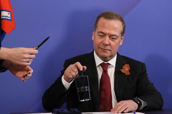 Russia Medvedev Veterans