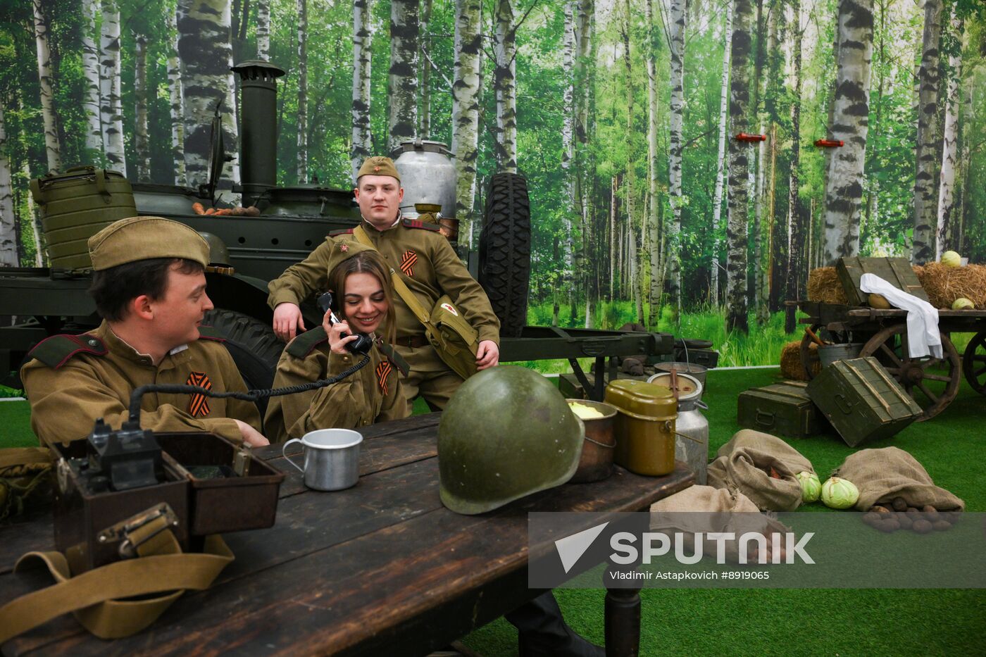 International Press Center covering 80th Anniversary of Victory in Great Patriotic War