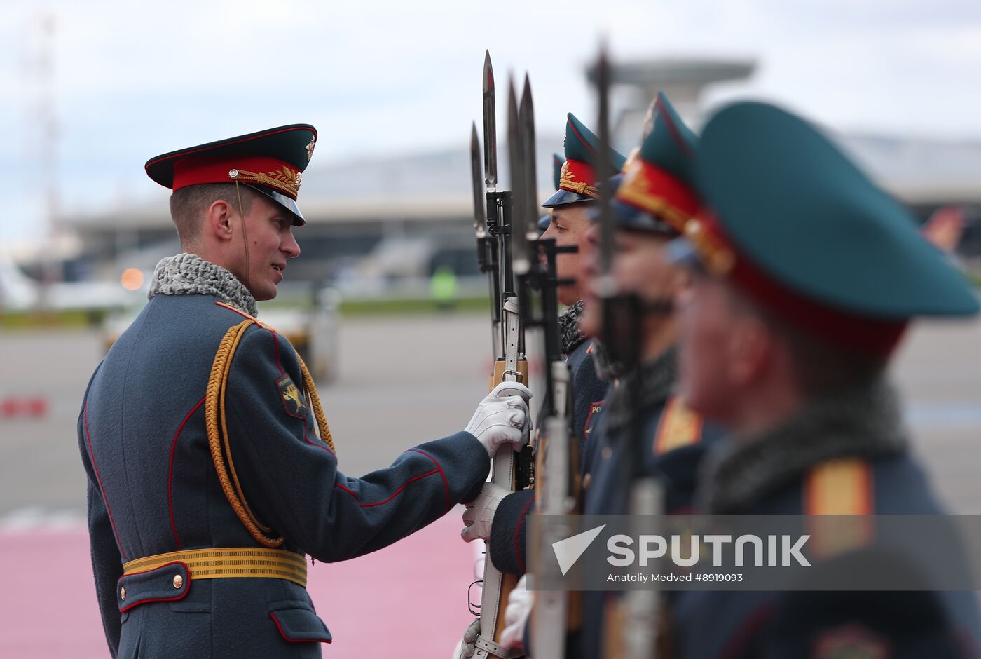 Arrival of President of the Republic of Guinea-Bissau Umaro Sissoco Embalo in Moscow for 80th anniversary of Victory