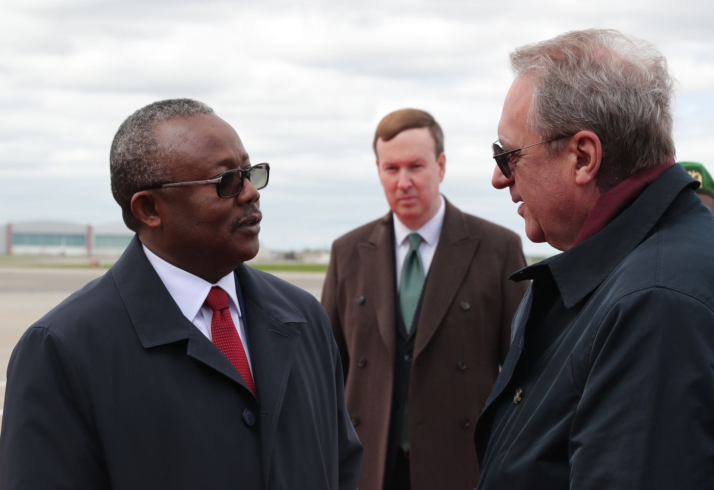 Arrival of President of the Republic of Guinea-Bissau Umaro Sissoco Embalo in Moscow for 80th anniversary of Victory