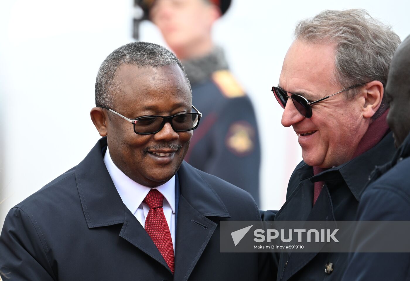 Arrival of President of the Republic of Guinea-Bissau Umaro Sissoco Embalo in Moscow for 80th anniversary of Victory