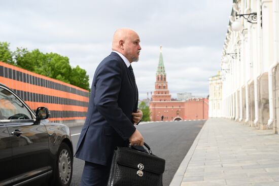 May 8, 2025. Russian Energy Minister Sergei Tsivilev ahead of the meeting between Russian President Vladimir Putin and Chinese President Xi Jinping. Location: Russia, Moscow. Author: Alexandr Kryazhev/Sputnik. President of China Xi Jinping's official visit to Russia