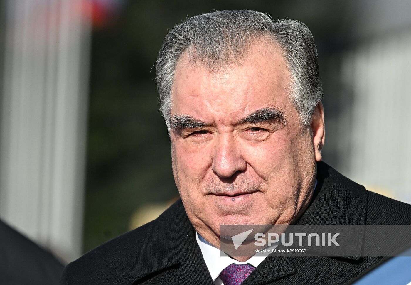 Arrival of President of Tajikistan Emomali Rahmon in Moscow to attend celebrations of 80th anniversary of Victory