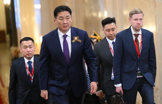 Heads of foreign delegations arrive in Kremlin for gala concert