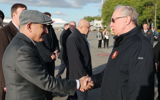 Arrival of Prime Minister of Armenia Nikol Pashinyan in Moscow for 80th anniversary of Victory