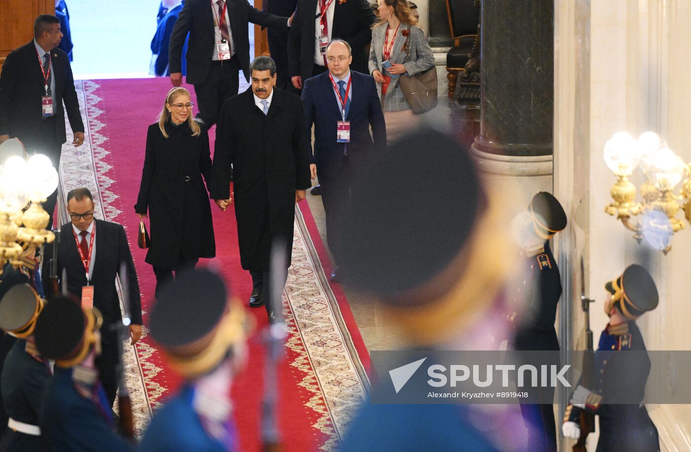 Heads of foreign delegations arrive in Kremlin for gala concert