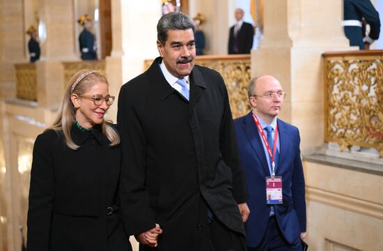 President of Venezuela Nicolas Maduro arrives in the Kremlin for a gala concert held for heads of foreign delegations invited to the celebrations of the 80th anniversary of Victory in the Great Patriotic War. Location: Russia, Moscow. Author: Alexandr Kryazhev/Sputnik. Heads of foreign delegations arrive in Kremlin for gala concert