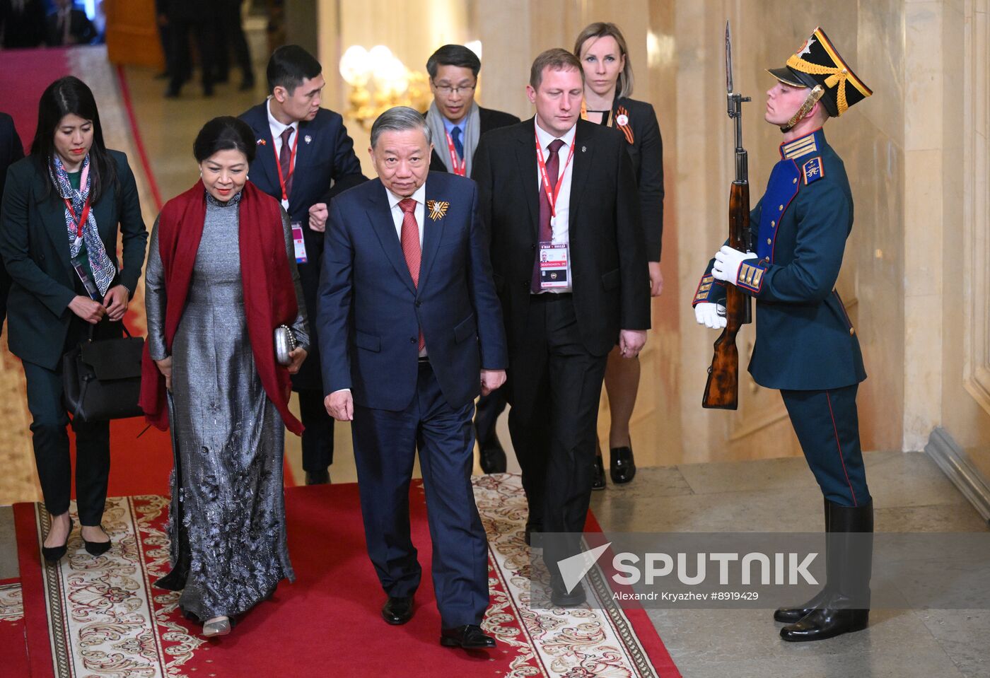 Heads of foreign delegations arrive in Kremlin for gala concert