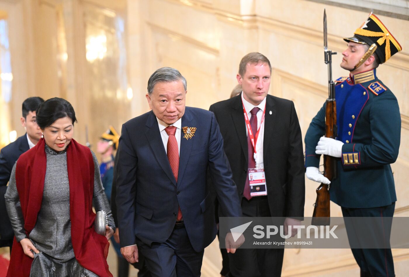 Heads of foreign delegations arrive in Kremlin for gala concert