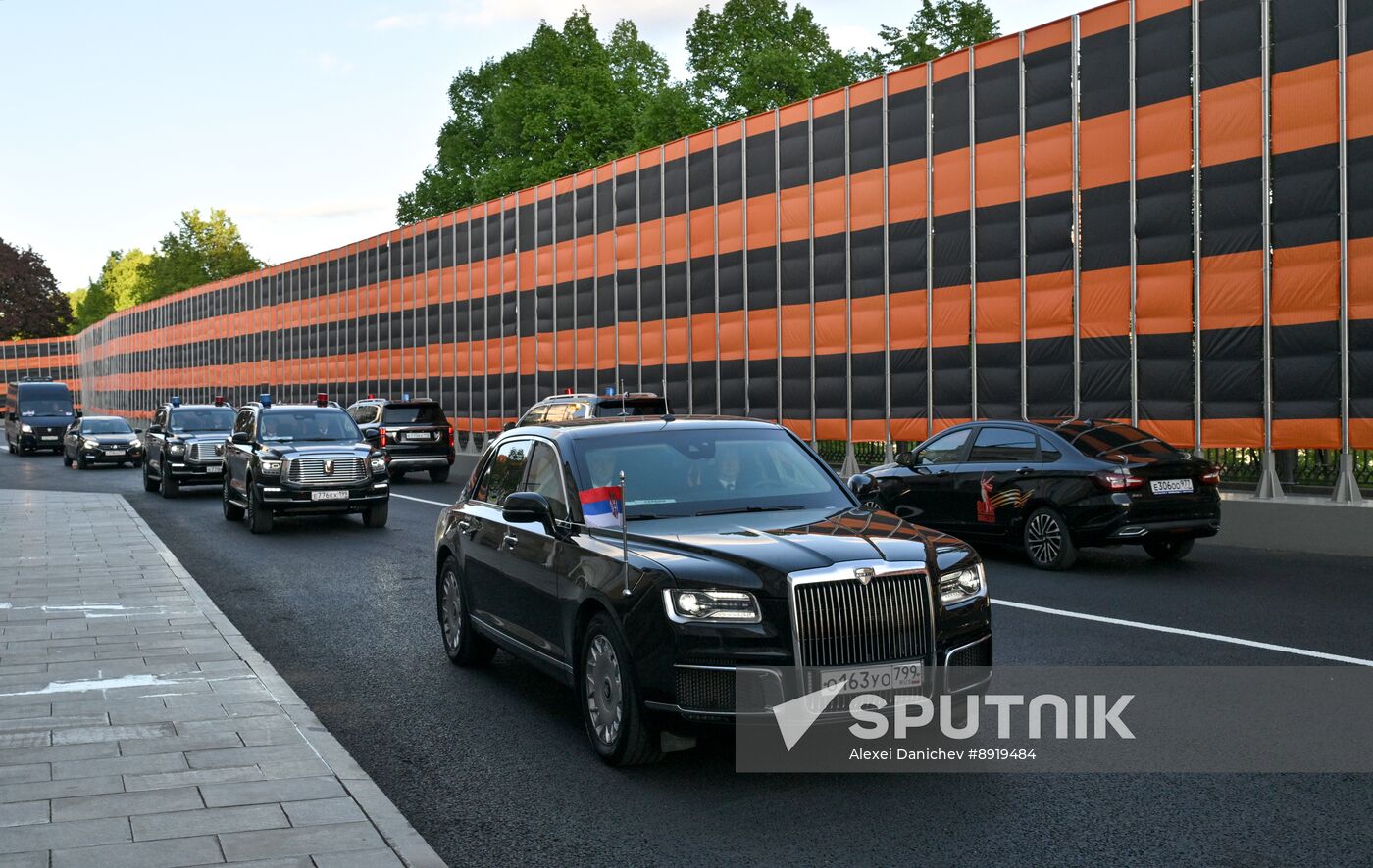 Heads of foreign delegations arrive in Kremlin for gala concert