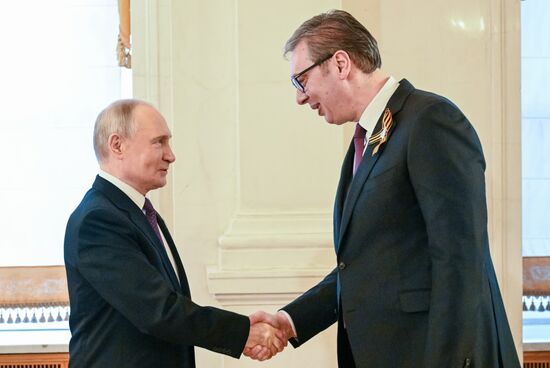 Heads of foreign delegations arrive in Kremlin for gala concert