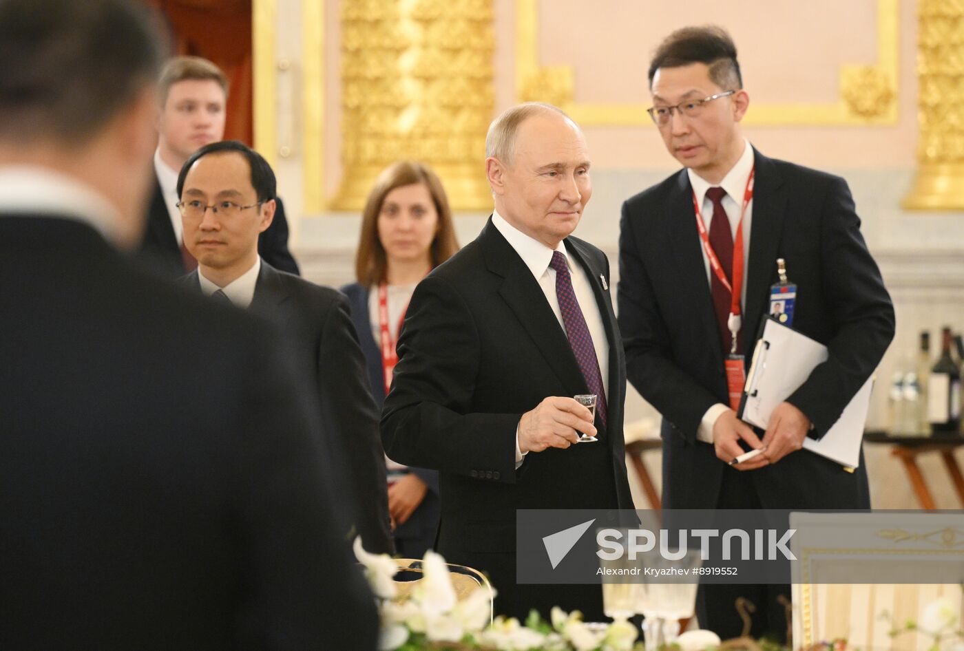 Dinner on behalf of President of Russia for heads of foreign delegations