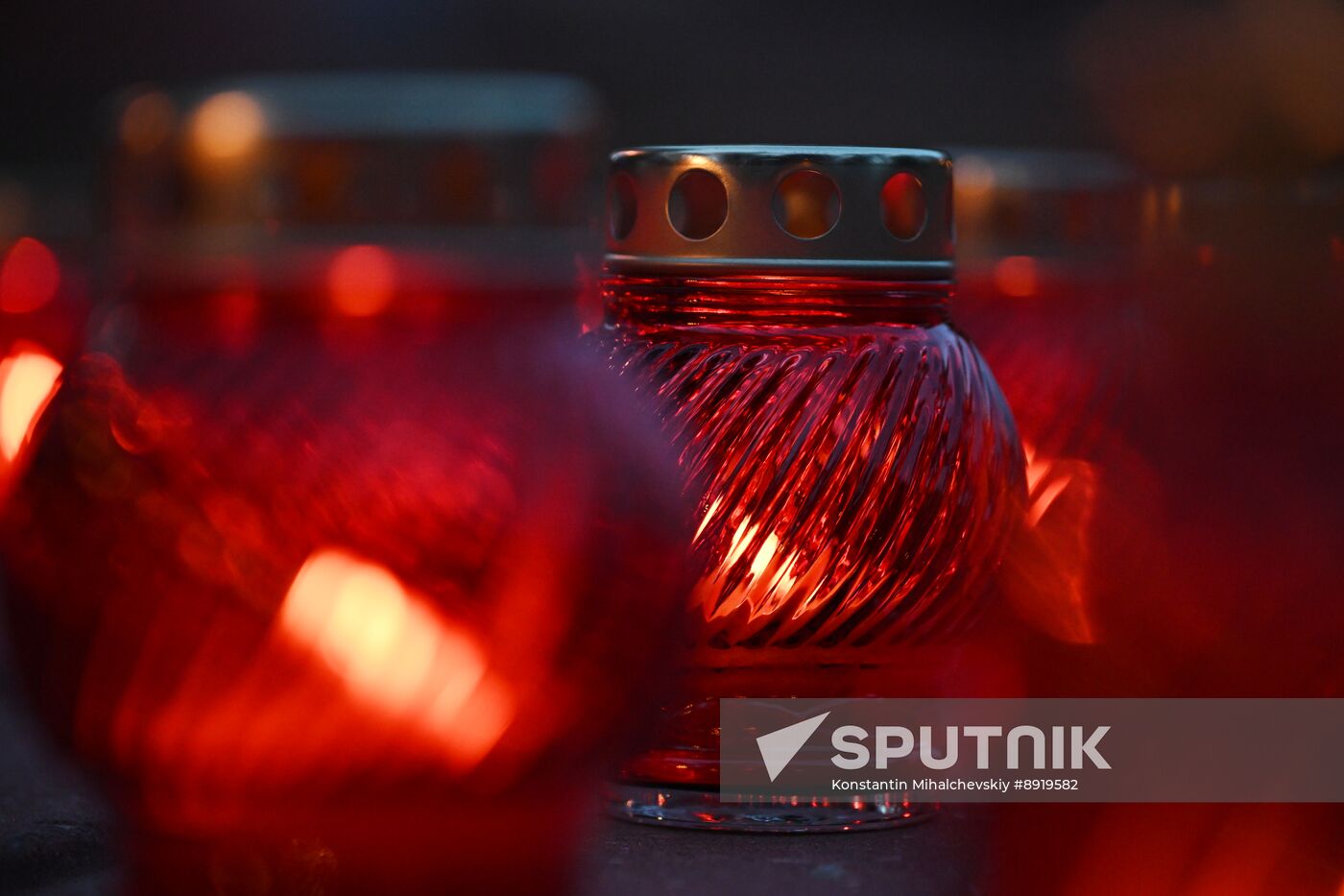Russia WWII Victory Anniversary Candle Event