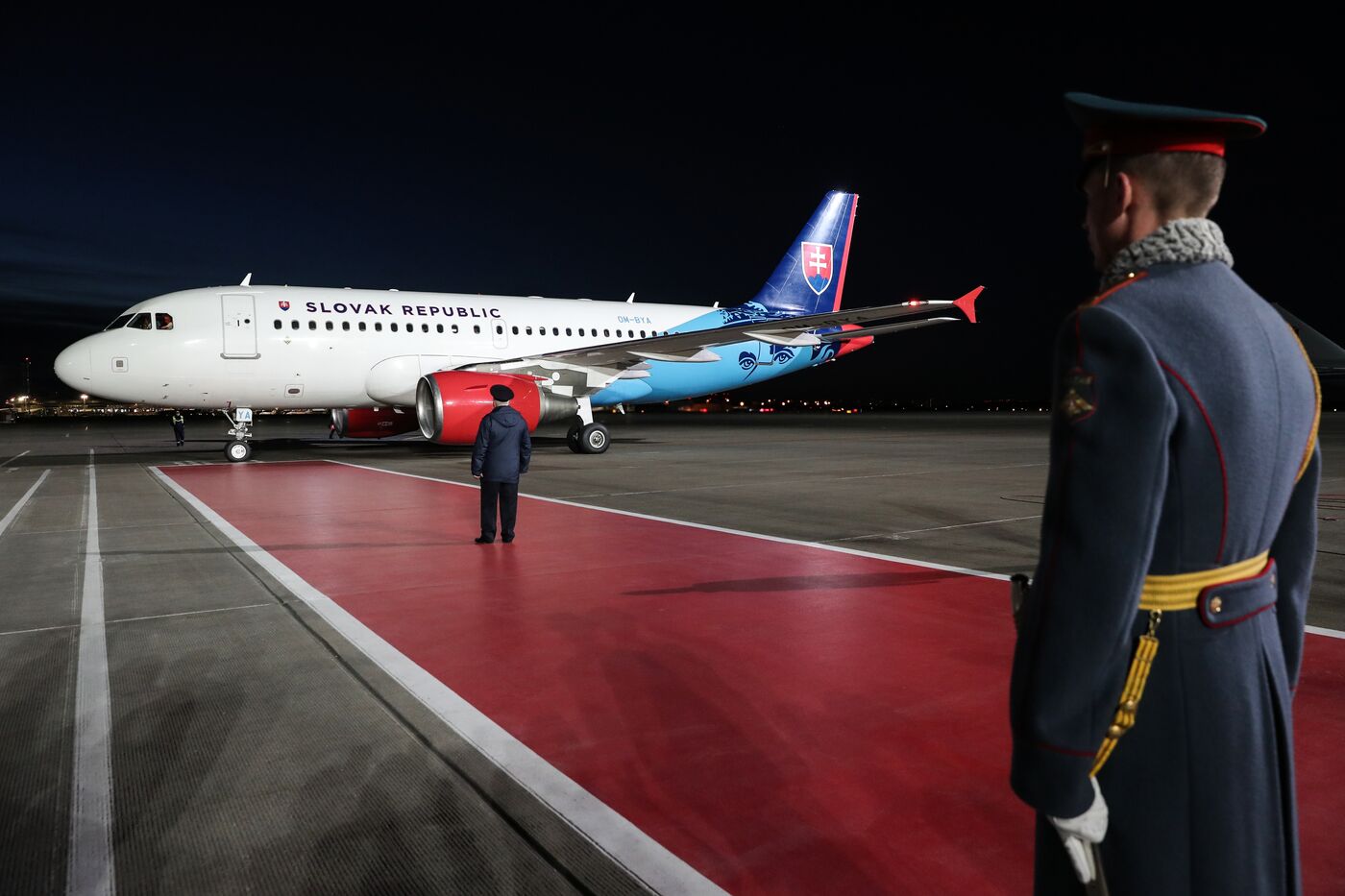 Arrival of Prime Minister of the Slovak Republic Robert Fico in Moscow